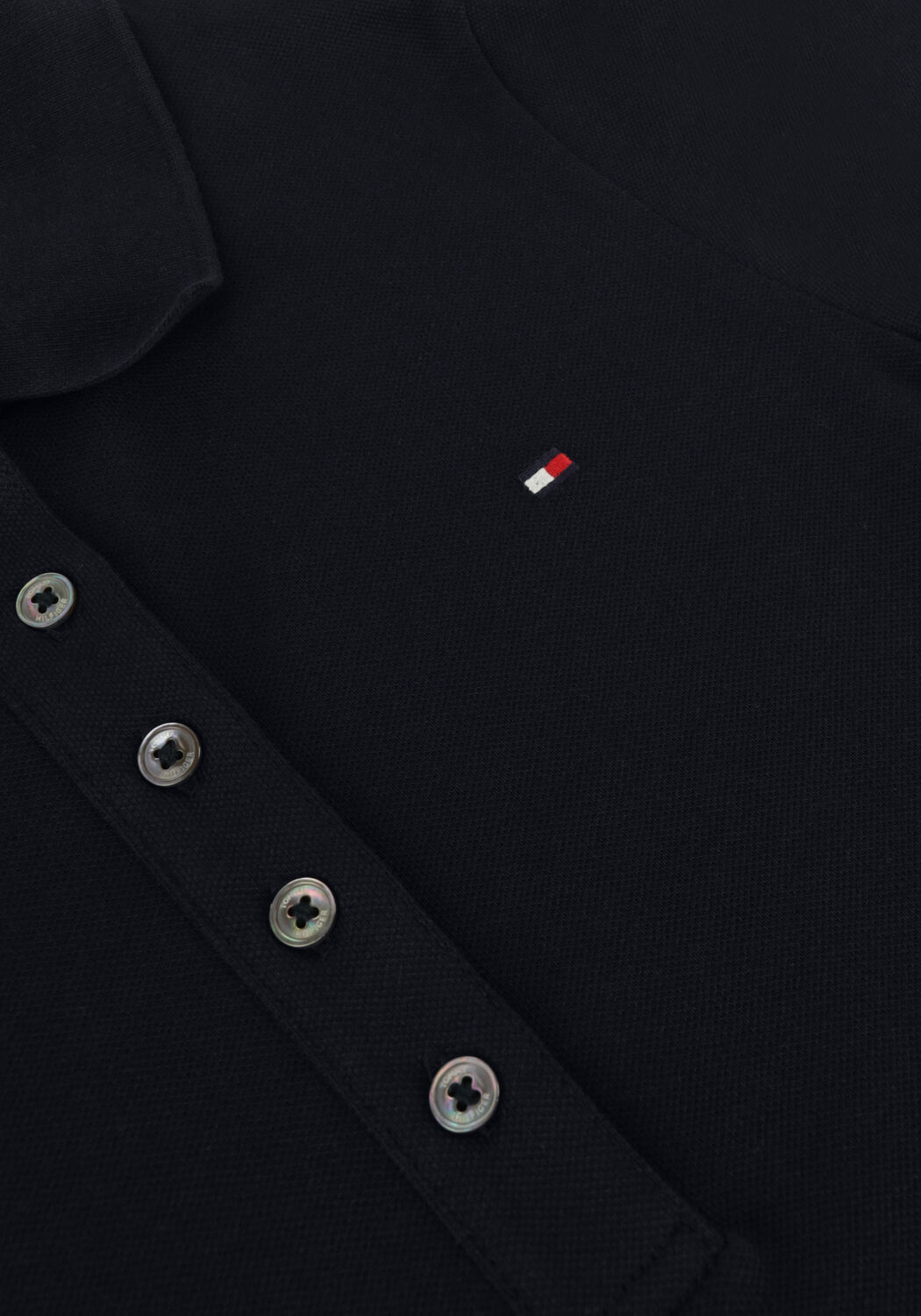 TOMMY HILFIGER Polo 1985 SLIM PIQUE POLO SS Bleu fonc&eacute; - large