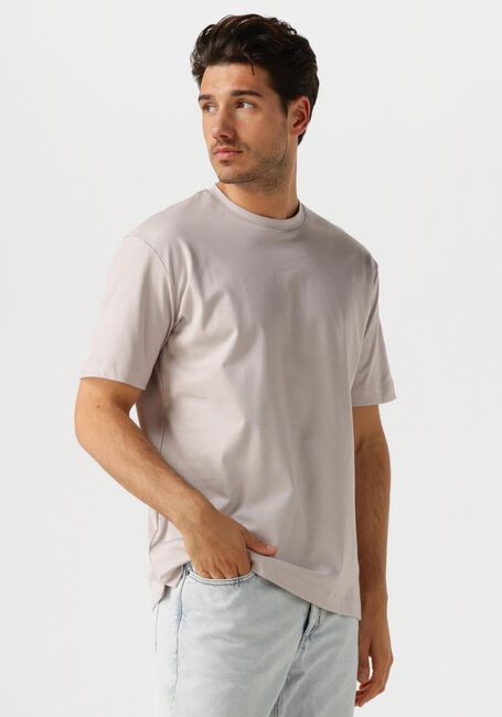 DESOTO LUXURY T-shirt LUXURY TWO PLY T-SHIRT 1/2 en beige - large