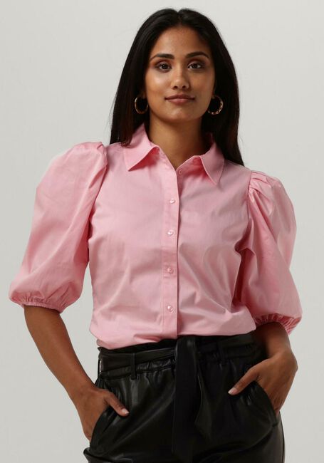 Roze NOTES DU NORD  KIRA SHORT SLEEVE SHIRT - large