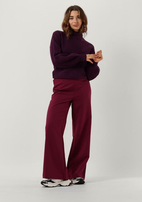 YDENCE Col roulé KNITTED SWEATER WHITNEY en violet - large