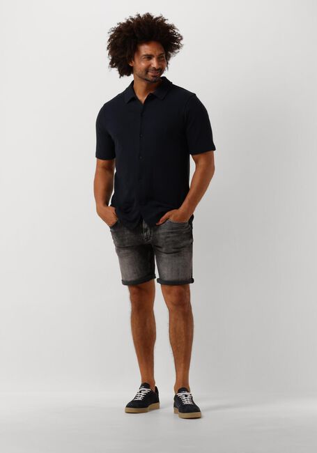 PURE PATH Chemise décontracté SHORTSLEEVE SHIRT BUTTON UP Bleu foncé - large