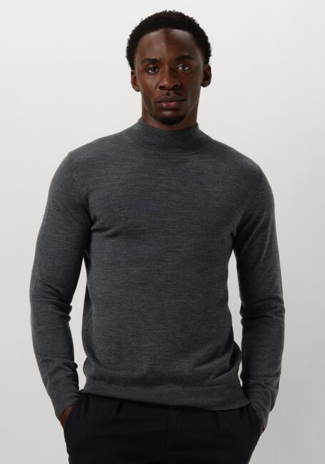 PROFUOMO Pull PULLOVER MOCK en gris - large