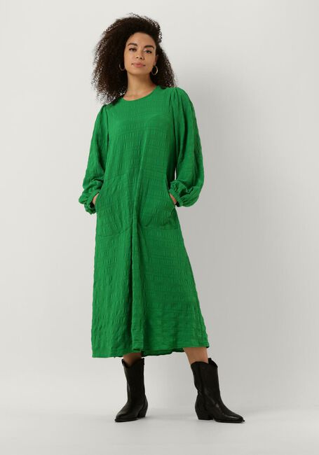 Groene LOLLYS LAUNDRY Maxi jurk LUCAS DRESS - large