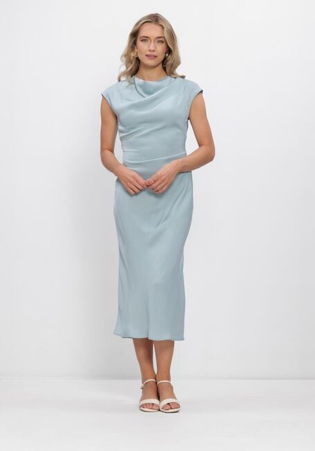 MODSTR&Ouml;M Robe midi TAILORMD DRESS Bleu clair - large