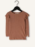 Bruine LIL' ATELIER Tops & T-shirts NMFRACHEL LS SLIM TOP Bruine LIL' ATELIER Tops & T-shirts NMFRACHEL LS SLIM TOP - medium