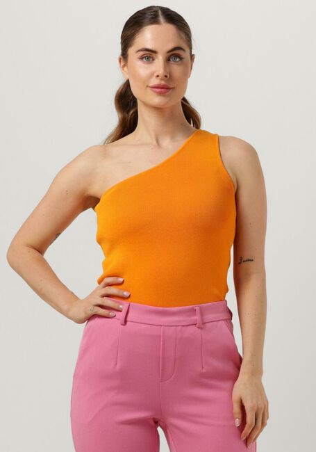 Y.A.S. Haut YASMILLA ONE SHOULDER KNIT TOP S. en orange - large