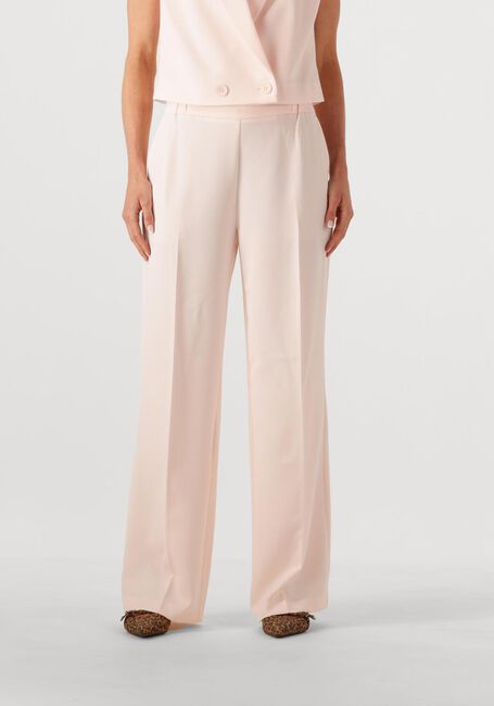 DANTE6 Pantalon large FABRI ELASTICATED WIDE LEG PANTS Rose clair - large