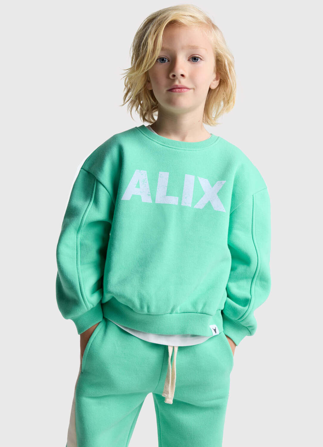 ALIX MINI Pull ALIX SWEATER Menthe - large