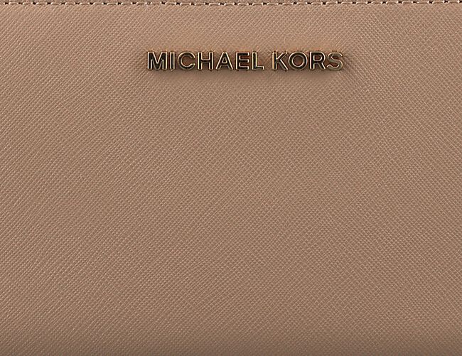 MICHAEL KORS Porte-monnaie ZA CONTINENTAL en beige - large