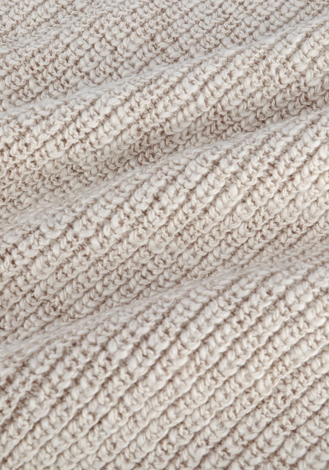 Beige ANOTHER LABEL Trui SVEA KNITTED PULL - large