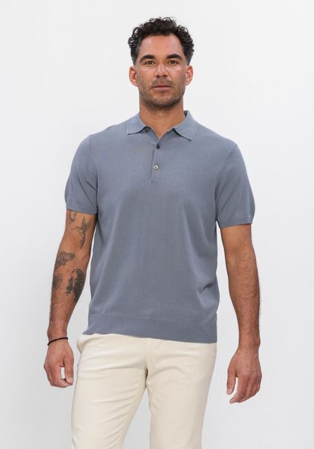 Blauwe PROFUOMO Polo POLO SS LUXURY BASIC - large