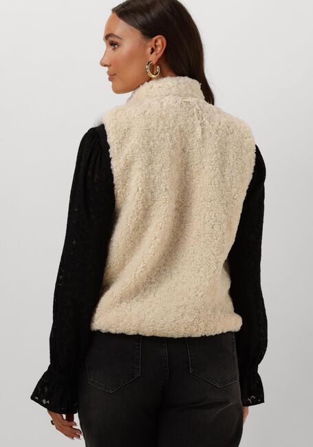 POM AMSTERDAM Gilet GILET - TEDDY LOVE Écru - large