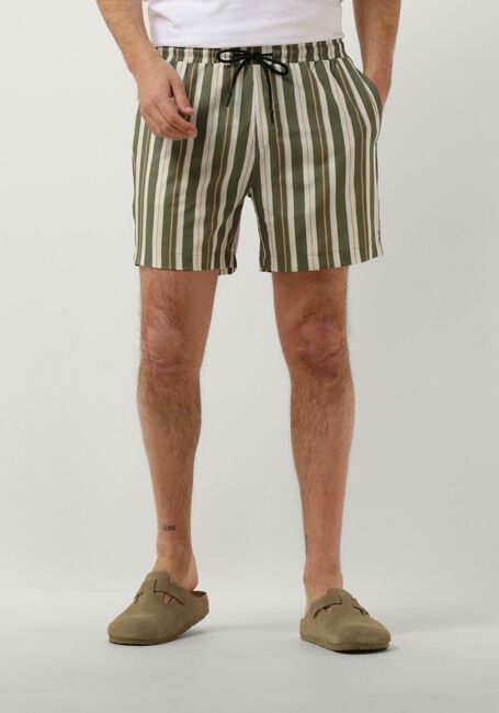 ANERKJENDT Shorts de bain AKSHARK AOP SWIMSHORTS Olive - large