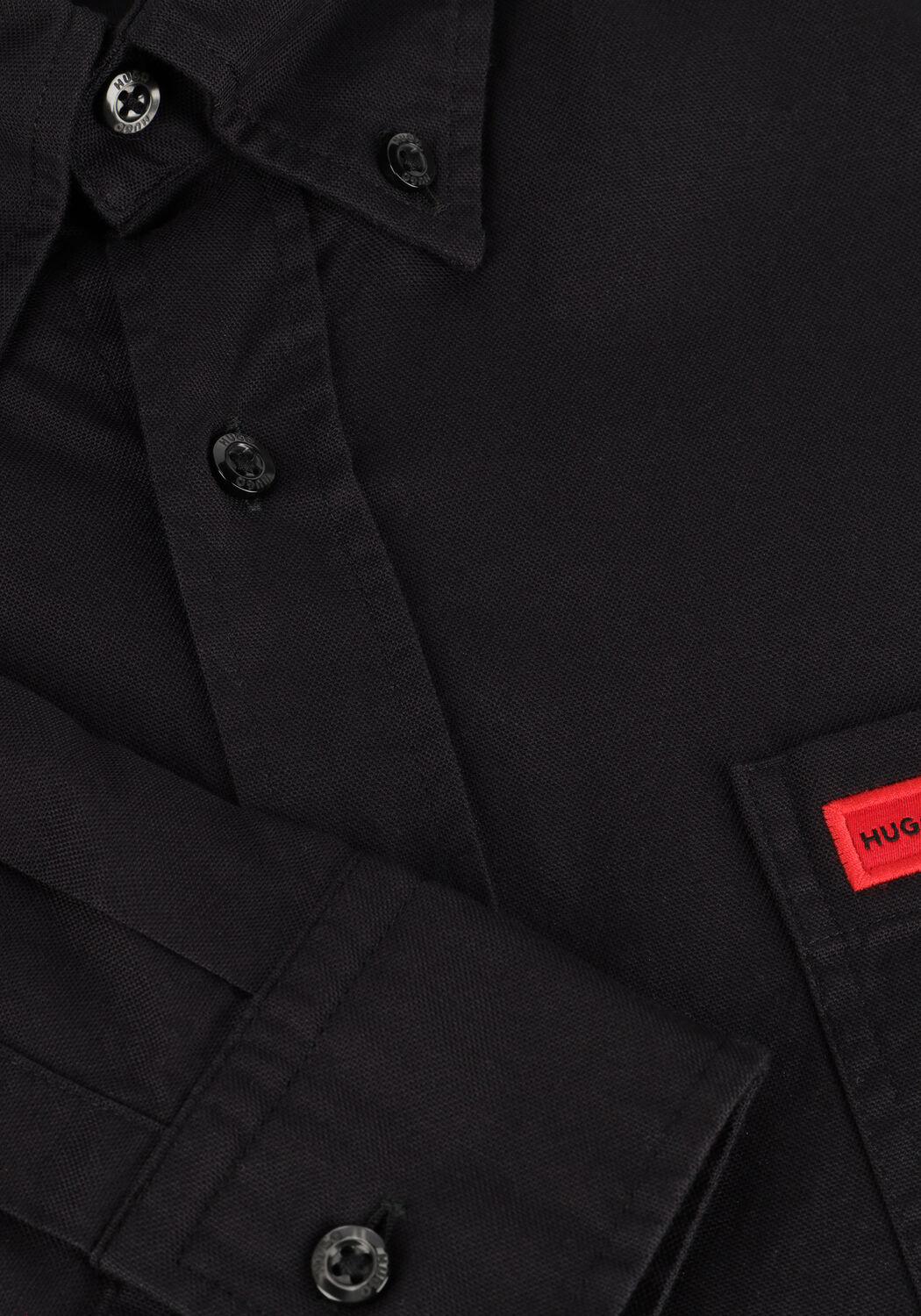 HUGO Chemise d&eacute;contract&eacute; EVITO en noir - large