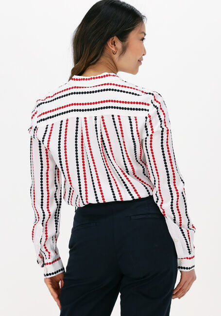 Witte TOMMY HILFIGER  VISCOSE FLEUR BLOUSE - large