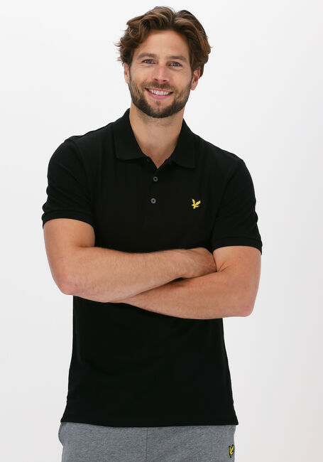 LYLE & SCOTT Polo PLAIN POLO SHIRT en noir - large