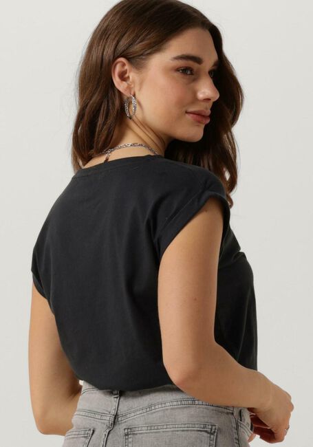 BY-BAR T-shirt THELMA LUCKY YOU TOP en noir - large