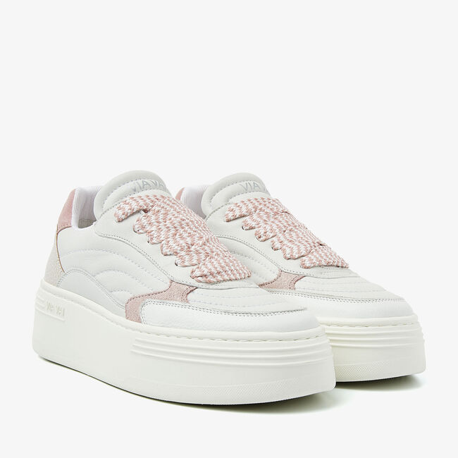 VIA VAI Baskets basses ISA JOSIE en rose - large