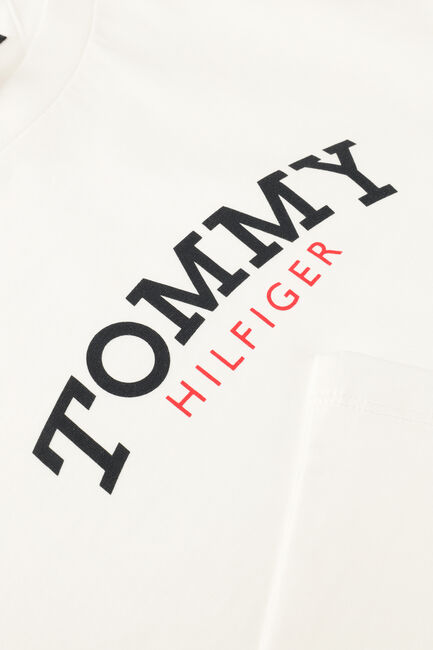 TOMMY HILFIGER T-shirt MONOGRAM GRAPHIC T-SHIRT en blanc - large