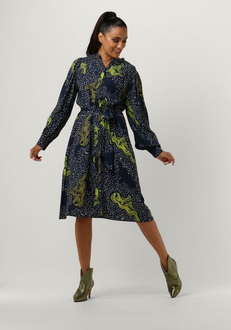 POM AMSTERDAM Mini robe ETERNITY Bleu foncé - large
