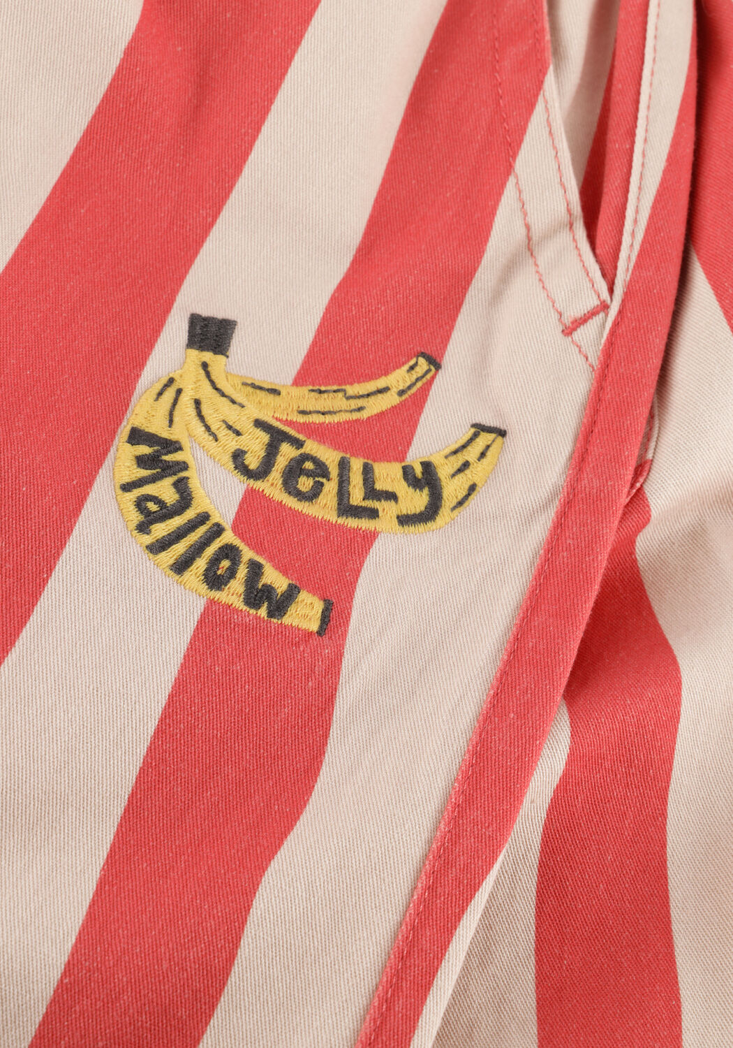 Jelly Mallow Pantalons longs BANANA STRIP PANTS en orange - large