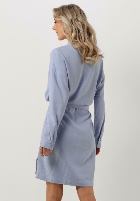 SELECTED FEMME Mini robe SLFVIVA TONIA LONG LINEN SHIRT en bleu - large