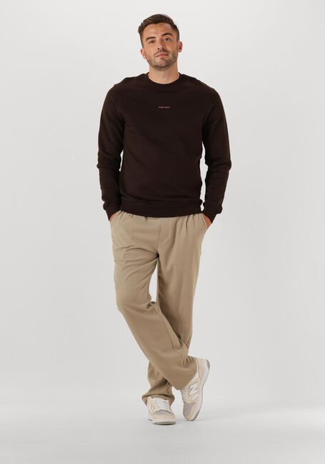 PURE PATH Chandail REGULAR FIT CREWNECK LS SWEATERS en marron - large