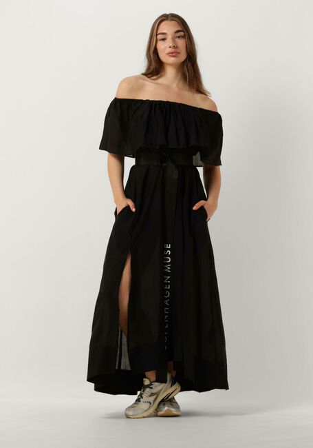 Zwarte COPENHAGEN MUSE Midi jurk CMMOLLY-DRESS - large