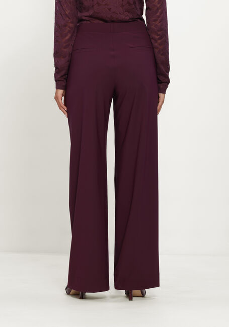 STUDIO ANNELOES Pantalon LEXIE BONDED TROUSERS Bordeaux - large