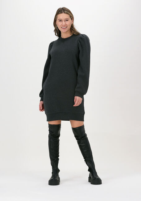SECOND FEMALE Mini robe CARMELLO SWEAT CREW NECK DRESS en noir - large