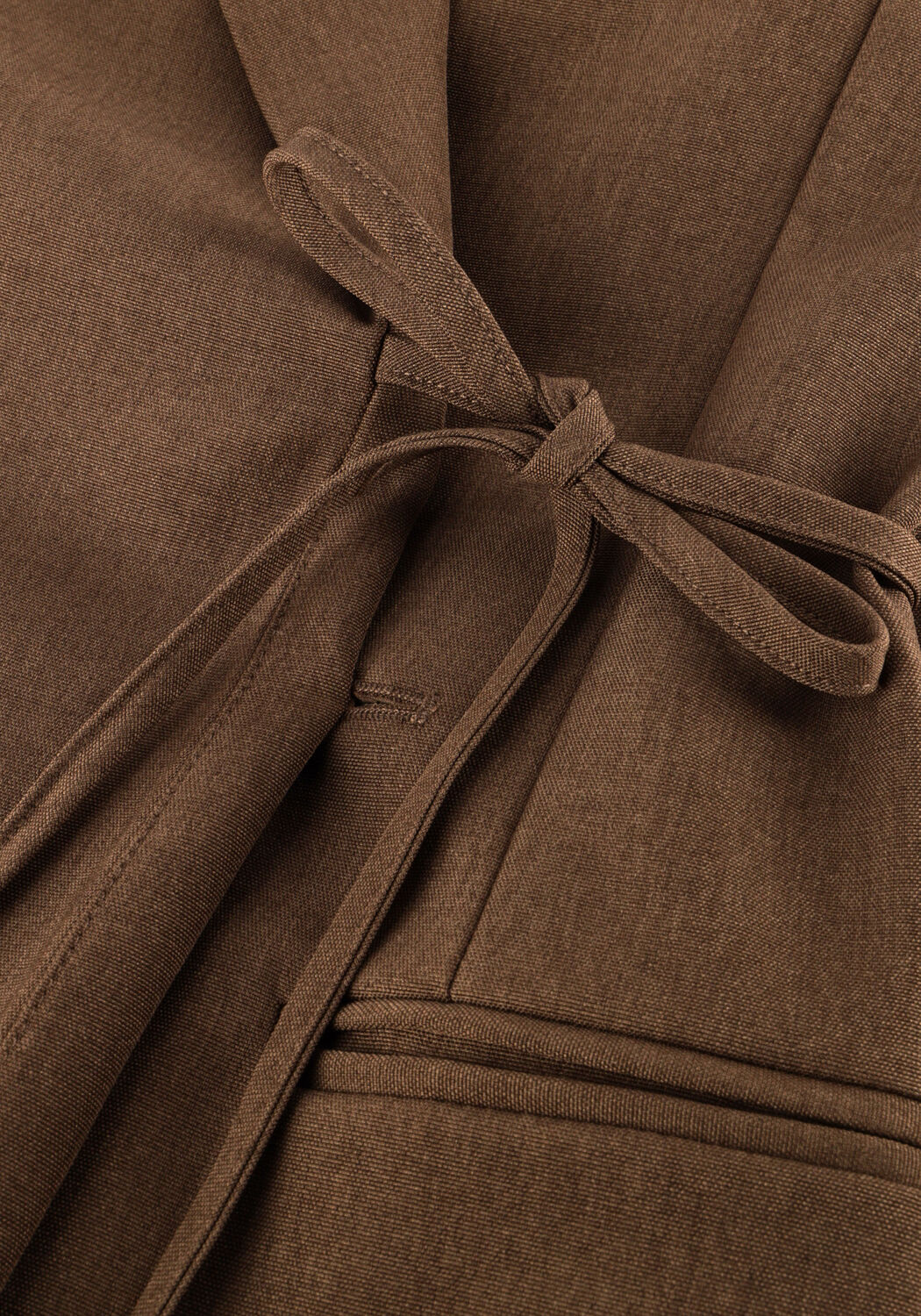 YDENCE Mini robe DRESS APRIL en marron - large