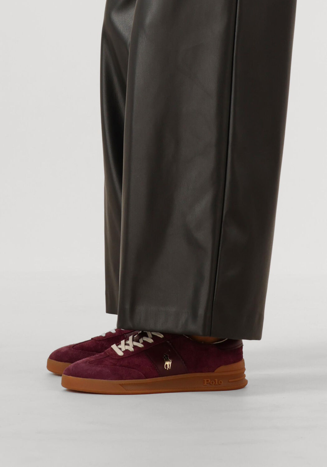 POLO RALPH LAUREN Baskets basses HRT AERA PP SNEAKERS LOW TOP LACE D en rouge - large