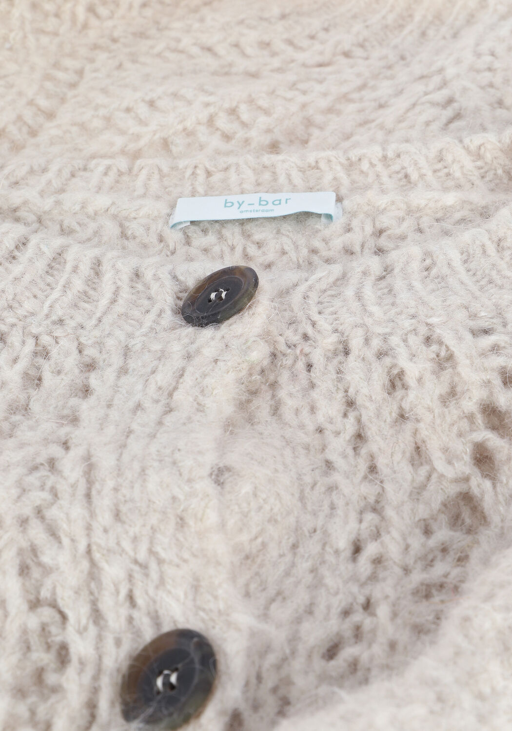 BY-BAR Gilet JULIE CARDIGAN &Eacute;cru - large