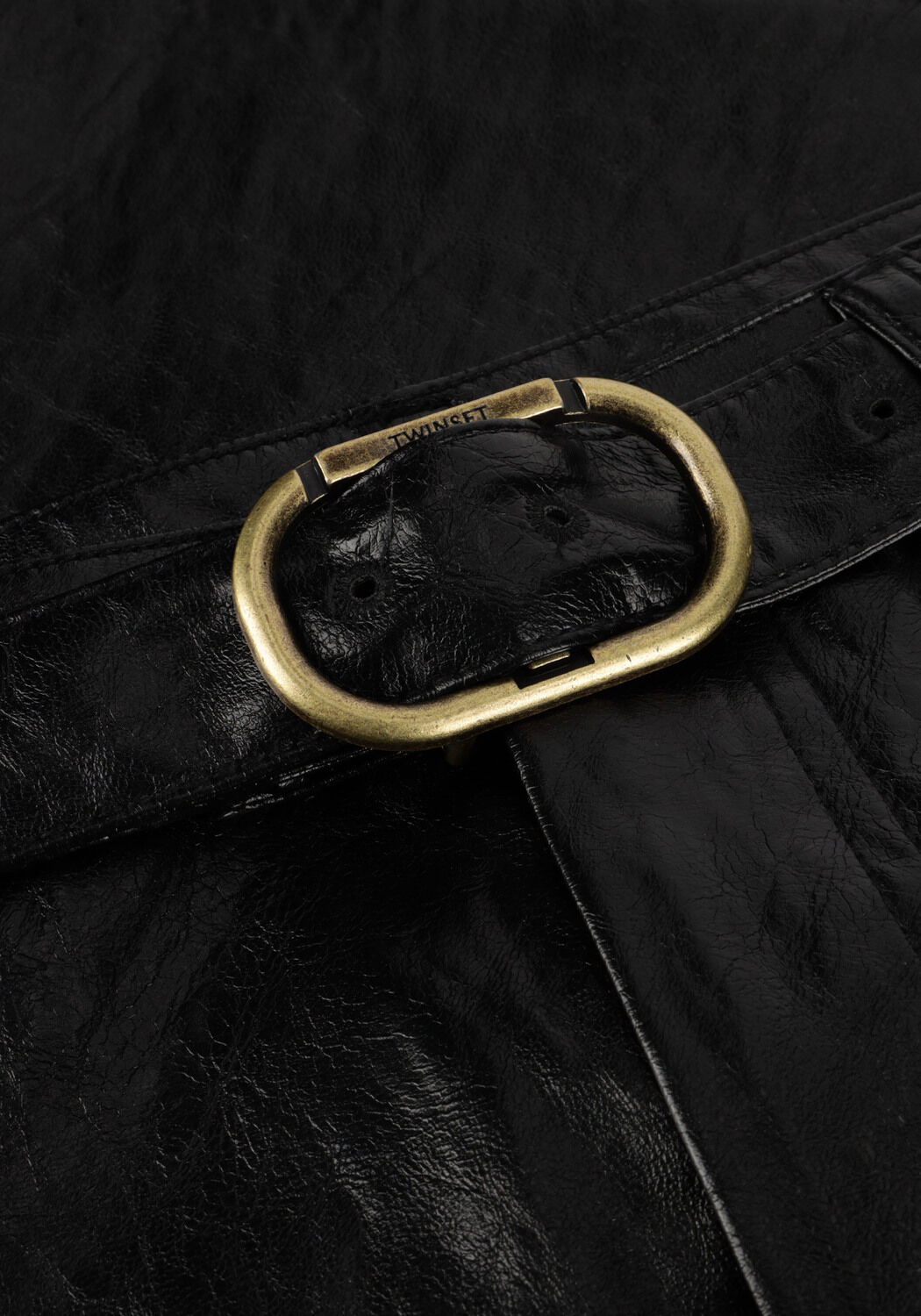 Zwarte TWINSET MILANO Minirok 242TP2071 - large