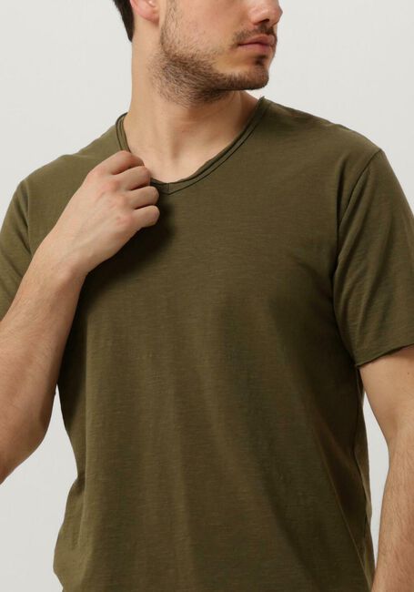 DSTREZZED T-shirt STEWARD SLUB JERSEY en vert - large