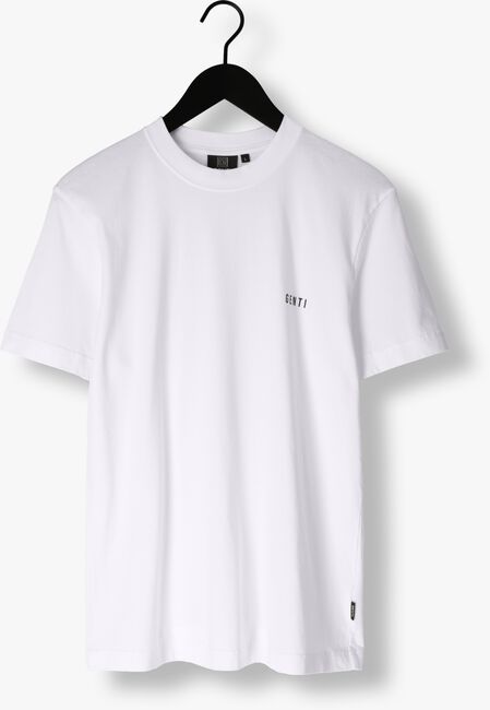GENTI T-shirt J9038-1223 en blanc - large