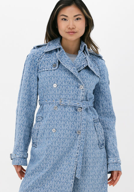 Blauwe MICHAEL KORS  MK LOGO JCRD ECO TRENCH - large