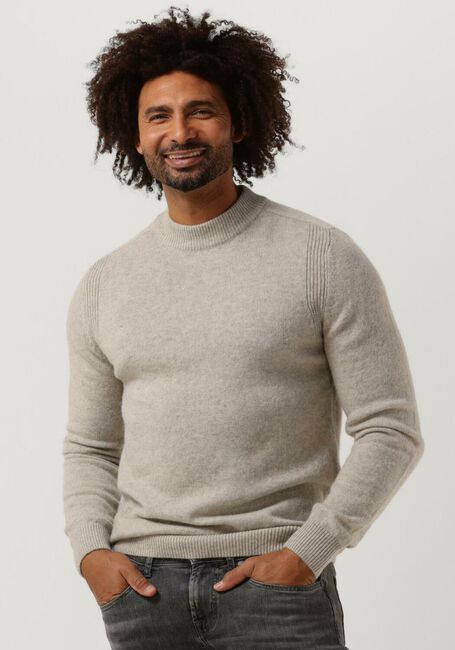 Lichtgrijze ANERKJENDT Trui AKRICO LAMBSWOOL KNIT - large