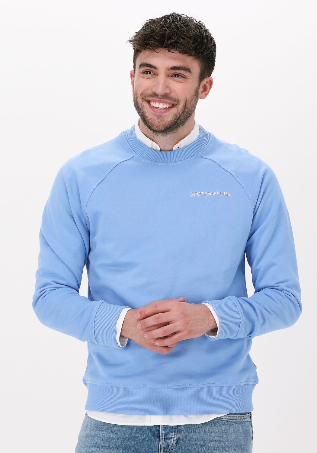 Blauw trui heren scotch and soda new arrivals