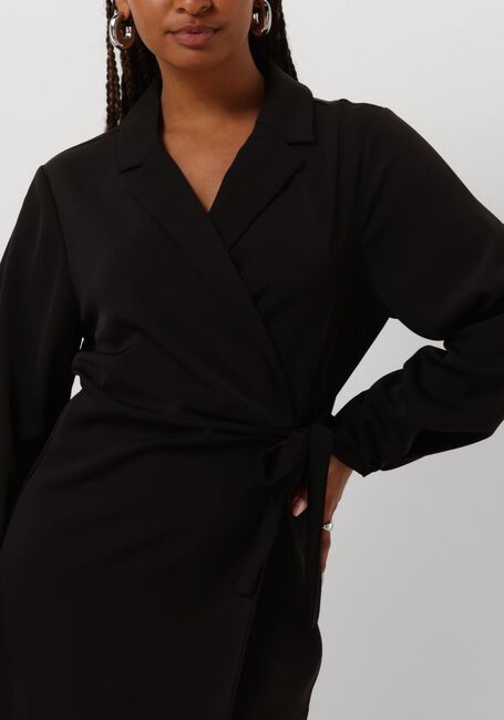 ANOTHER LABEL Mini robe MILOU DRESS L/S en noir - large