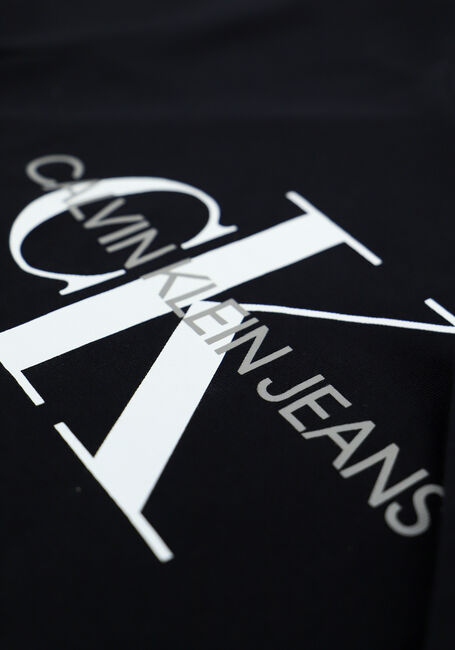 Zwarte CALVIN KLEIN T-shirt CORE MONOGRAM LOGO REGULAR FIT - large