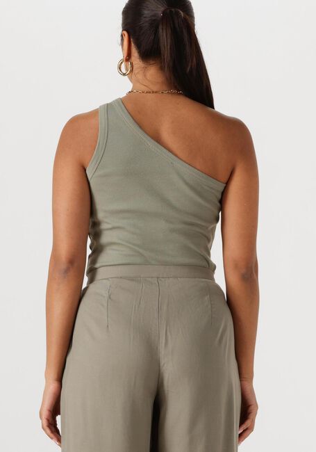 Olijf SELECTED FEMME Top SLFANNA ONE SHOULDER TOP - large