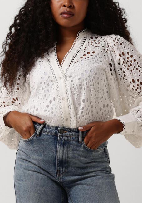 CO'COUTURE VIOLA ANGLAISE TOP Blouses en blanc - large