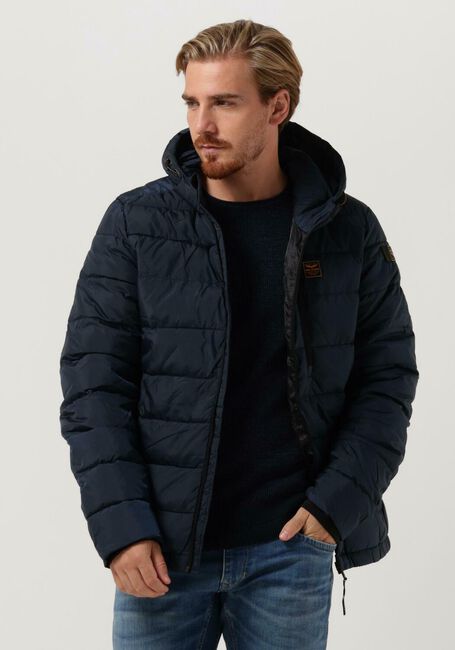 Blauwe PME LEGEND Gewatteerde jas SHORT JACKET SKYCONTROL ICON 2.0 - large