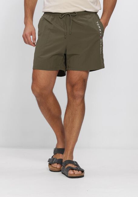 Groene TOMMY HILFIGER UNDERWEAR Zwembroeken MEDIUM DRAWSTRING ZIP POCKET - large