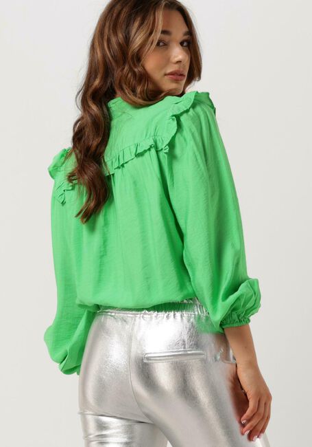 CO'COUTURE Blouse CALLUM FRILL SHOULDER SHIRT en vert - large