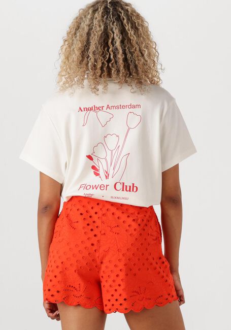 ANOTHER LABEL T-shirt GINA FLOWER SHIRT en blanc - large