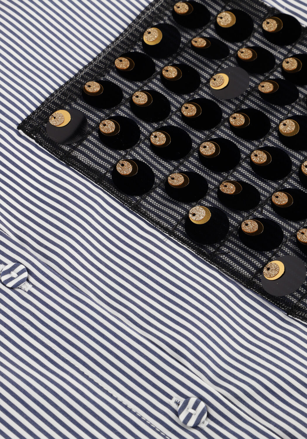 Multi JANSEN AMSTERDAM  GOLDIE BLOUSE CS3 726 SEQUINS POCKET - large