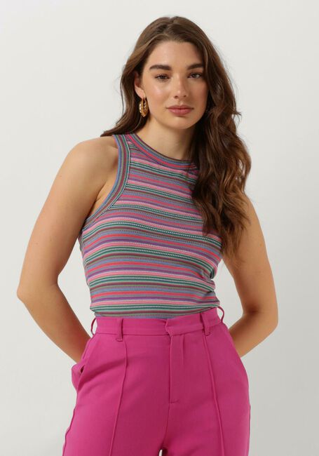 SCOTCH & SODA Haut TEXTURED STRIPE RACER TANK en multicolore - large
