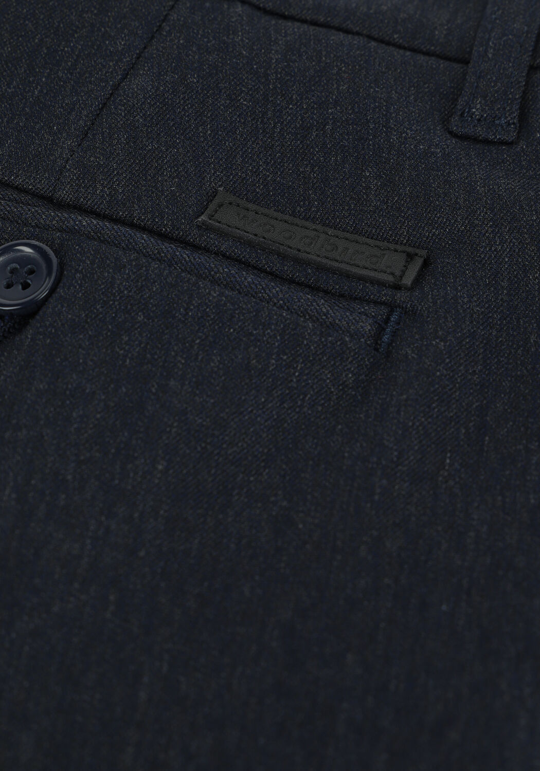 Donkerblauwe WOODBIRD Korte broek STEFFEN MELANGE SHORT - large